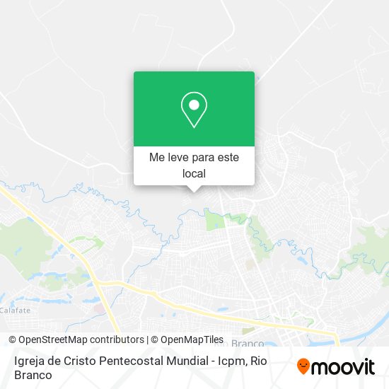 Igreja de Cristo Pentecostal Mundial - Icpm mapa