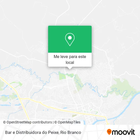Bar e Distribuidora do Peixe mapa