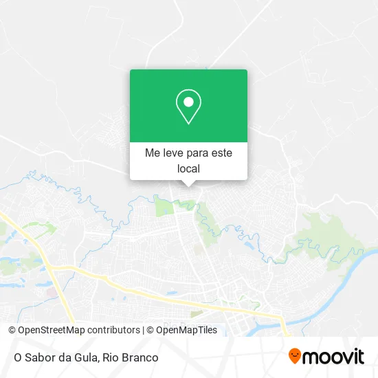 O Sabor da Gula mapa
