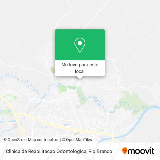 Clinica de Reabilitacao Odontologica mapa