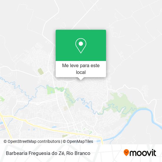 Barbearia Freguesia do Zé mapa