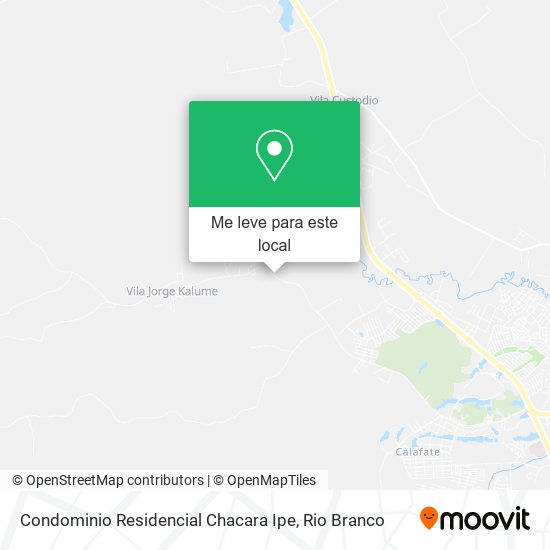 Condominio Residencial Chacara Ipe mapa