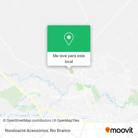 Rondoacre Acessórios mapa