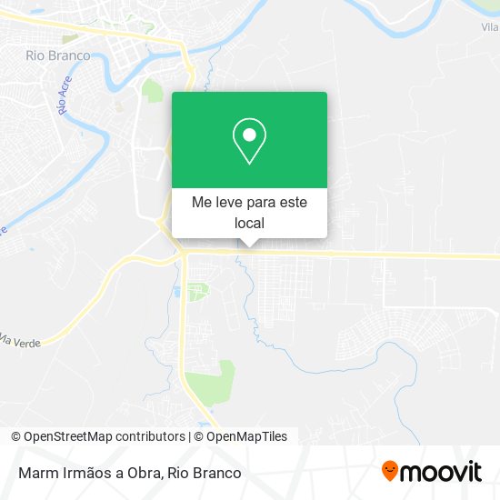 Marm Irmãos a Obra mapa