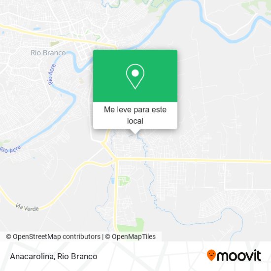 Anacarolina mapa