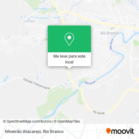 Mineirão Atacarejo mapa