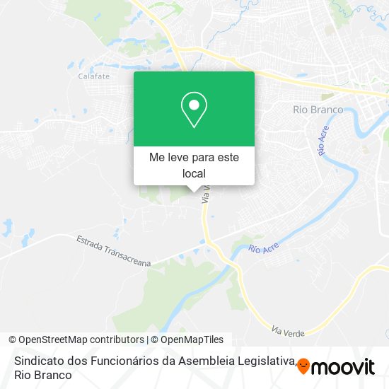 Sindicato dos Funcionários da Asembleia Legislativa mapa