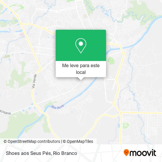 Shoes aos Seus Pés mapa