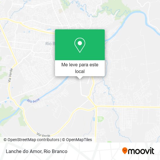 Lanche do Amor mapa