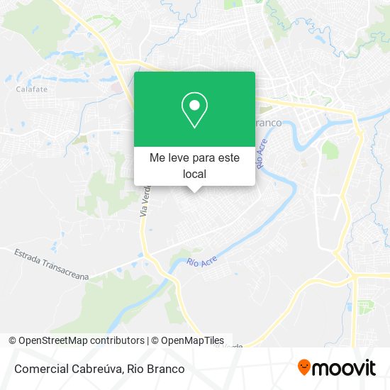 Comercial Cabreúva mapa