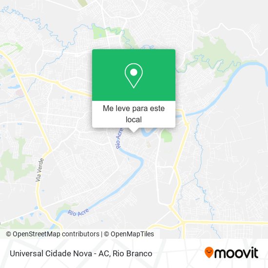 Universal Cidade Nova - AC mapa