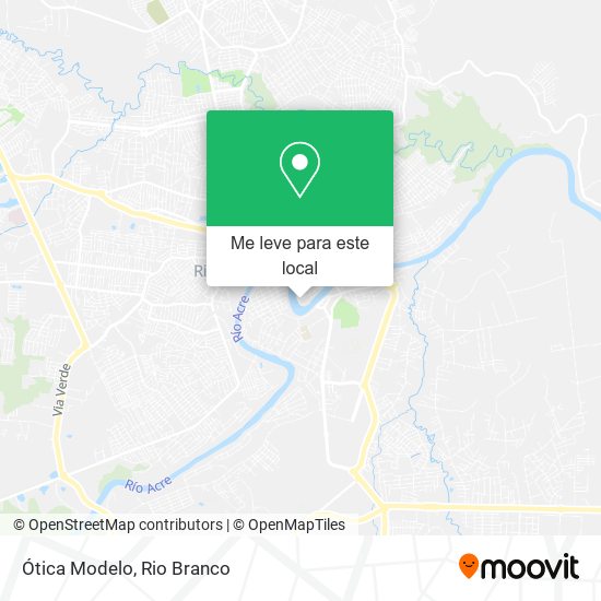 Ótica Modelo mapa