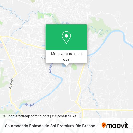 Churrascaria Baixada do Sol Premium mapa