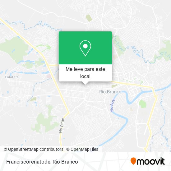 Franciscorenatode mapa