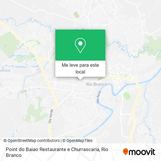 Point do Baiao Restaurante e Churrascaria mapa