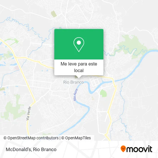 McDonald's mapa