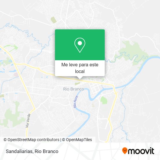 Sandaliarias mapa