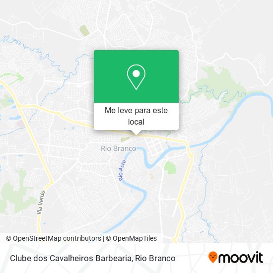 Clube dos Cavalheiros Barbearia mapa