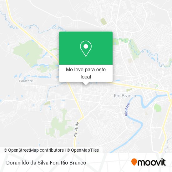 Doranildo da Silva Fon mapa
