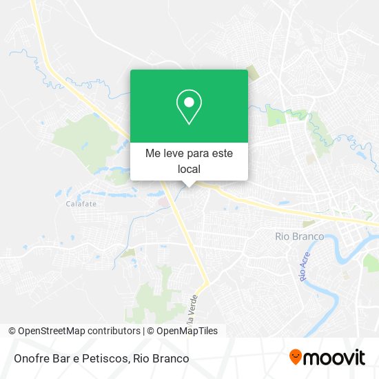 Onofre Bar e Petiscos mapa