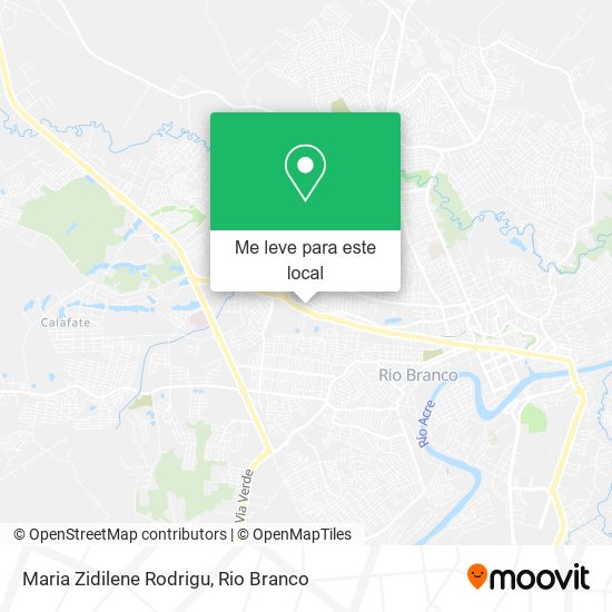Maria Zidilene Rodrigu mapa