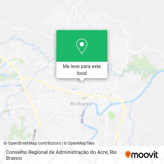 Conselho Regional de Administração do Acre mapa