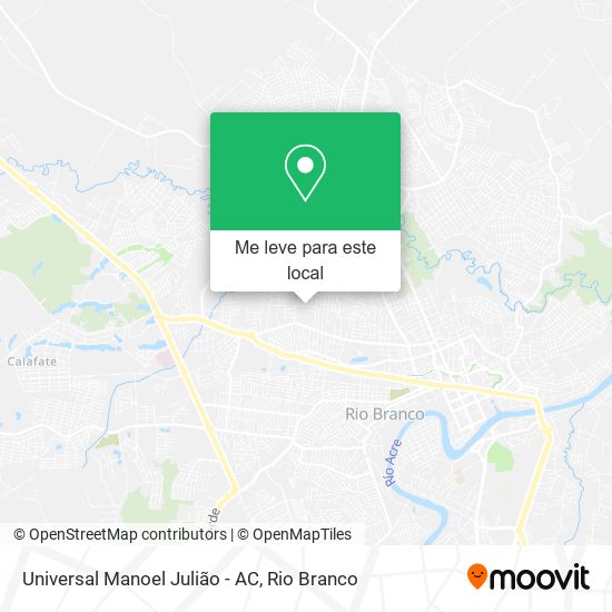 Universal Manoel Julião - AC mapa