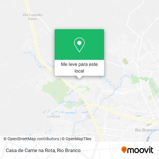 Casa de Carne na Rota mapa