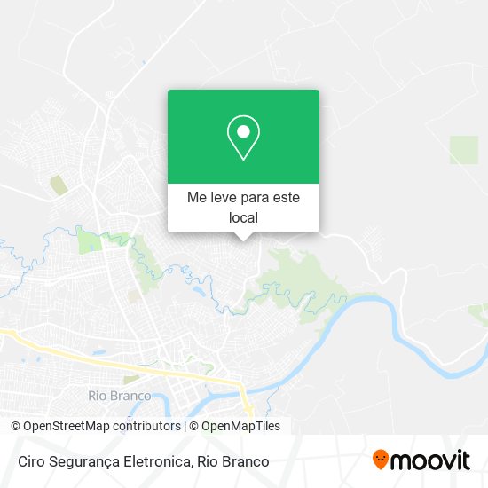 Ciro Segurança Eletronica mapa
