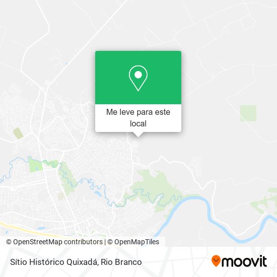 Sítio Histórico Quixadá mapa