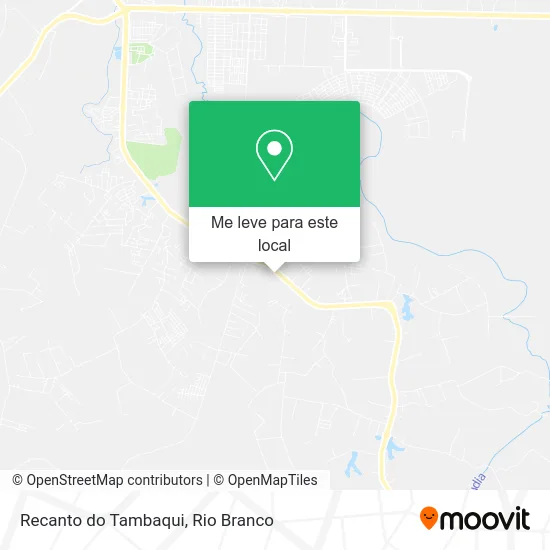 Recanto do Tambaqui mapa