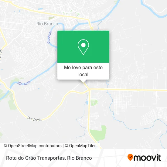 Rota do Grão Transportes mapa