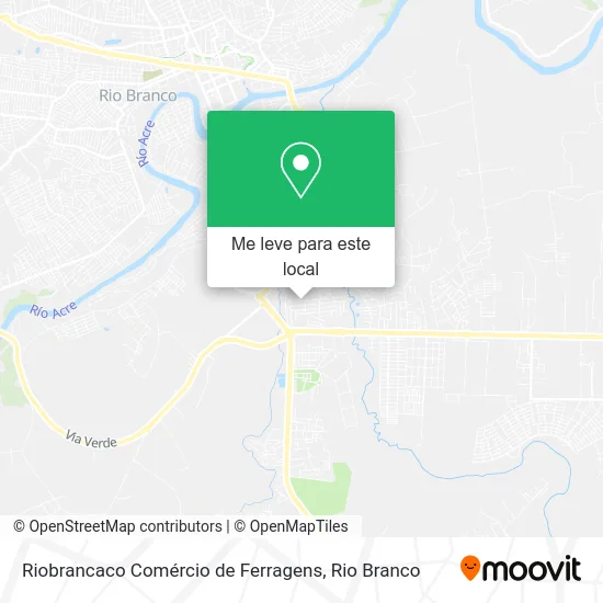 Riobrancaco Comércio de Ferragens mapa
