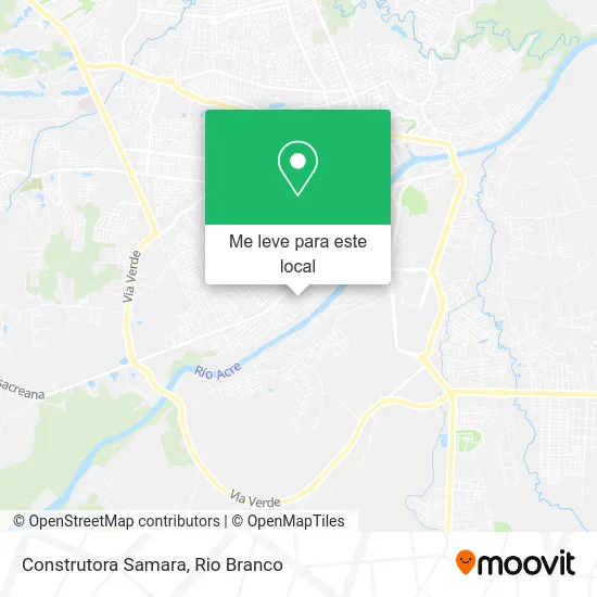 Construtora Samara mapa
