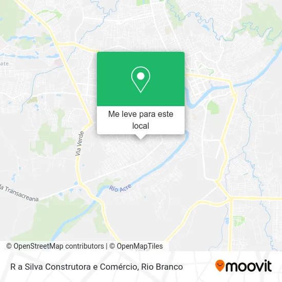 R a Silva Construtora e Comércio mapa