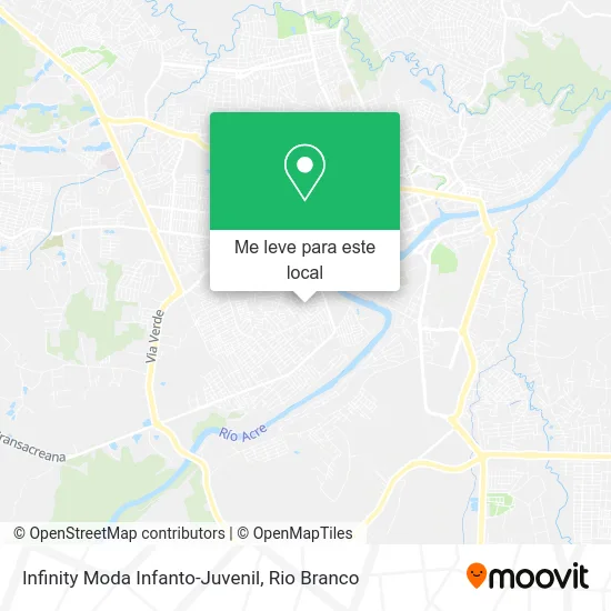 Infinity Moda Infanto-Juvenil mapa