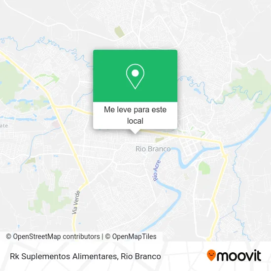 Rk Suplementos Alimentares mapa