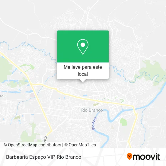 Barbearia Espaço VIP mapa