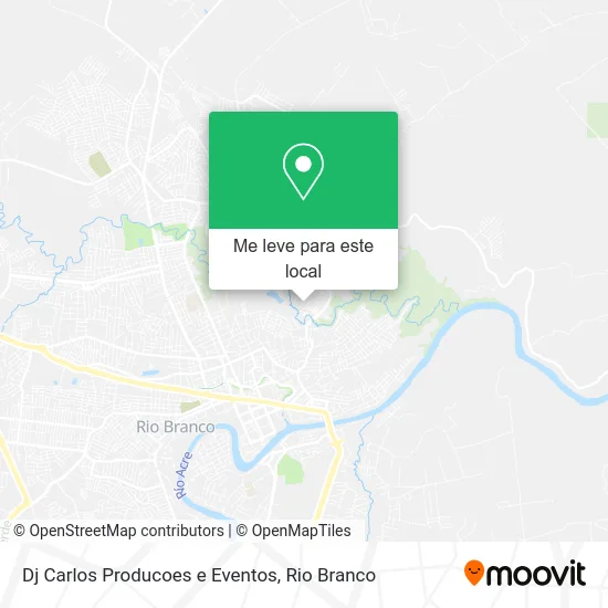 Dj Carlos Producoes e Eventos mapa