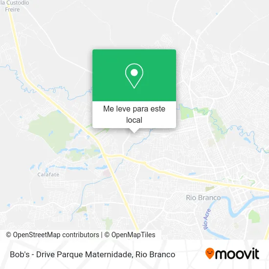 Bob's - Drive Parque Maternidade mapa