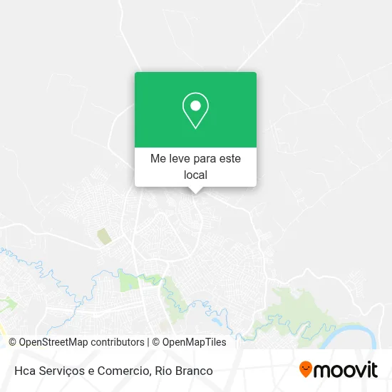 Hca Serviços e Comercio mapa