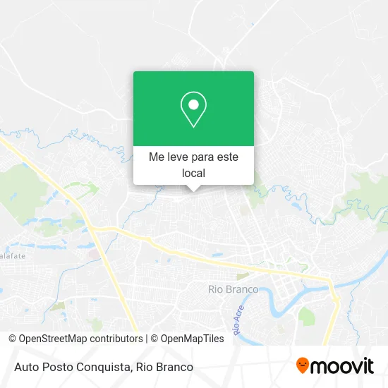 Auto Posto Conquista mapa