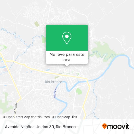 Avenida Nações Unidas 30 mapa