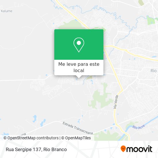 Rua Sergipe 137 mapa