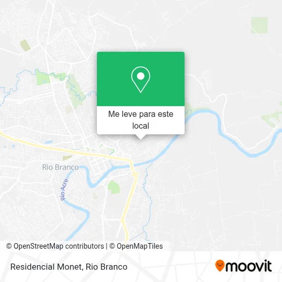 Residencial Monet mapa