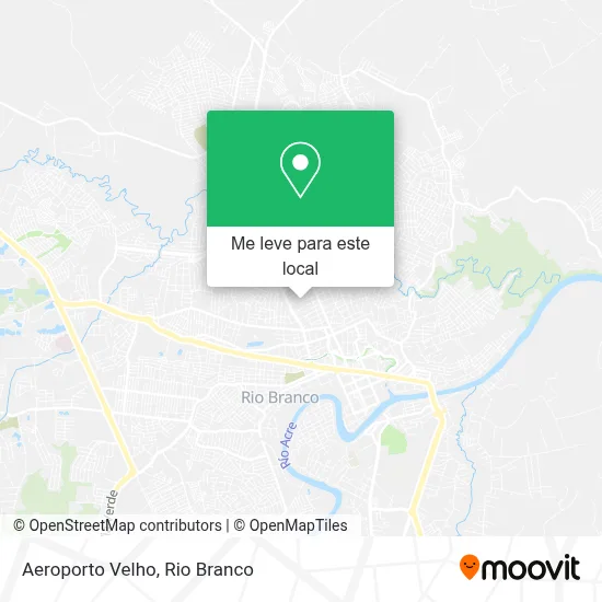 Aeroporto Velho mapa