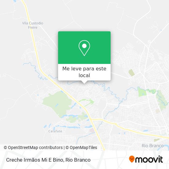 Creche Irmãos Mi E Bino mapa