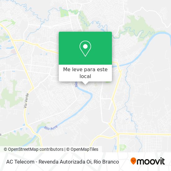 AC Telecom - Revenda Autorizada Oi mapa