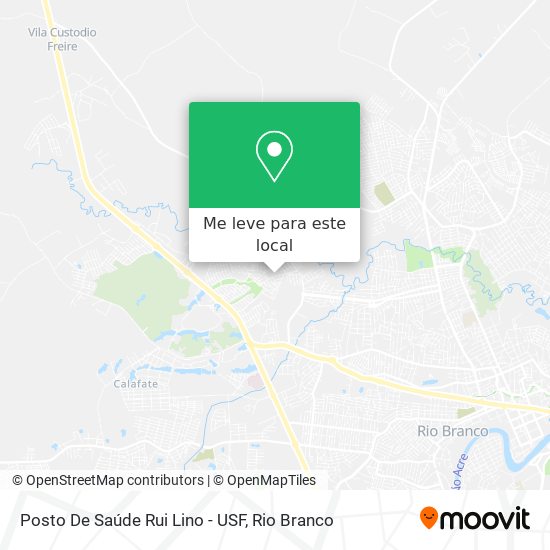 Posto De Saúde Rui Lino - USF mapa
