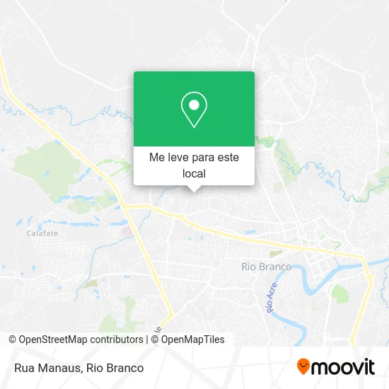 Rua Manaus mapa